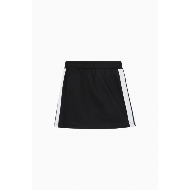 Palm Angels - Striped Logo Track Skirt in Polyester & Cotton Black