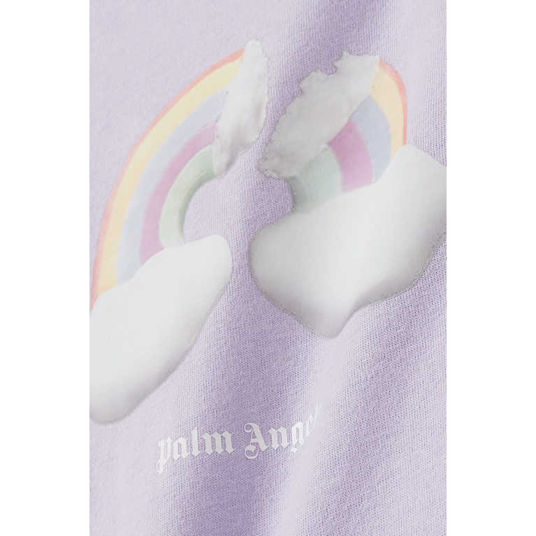 Palm Angels - Rainbow Print T-shirt in Cotton