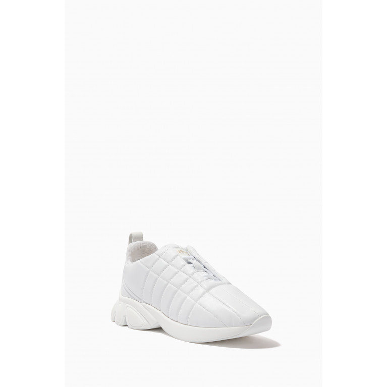 Burberry - Axburton Low-top Sneakers in Quilted Leather
