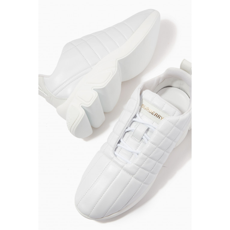 Burberry - Axburton Low-top Sneakers in Quilted Leather