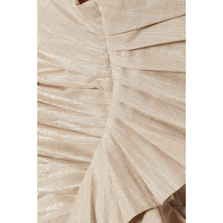 Just Bee Queen - Issa Ruffle Midi Skirt in Organic Cotton Blend