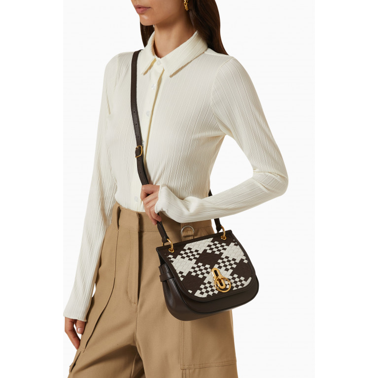 Mulberry - Small Amberley Satchel Bag in Vichy Woven Nappa