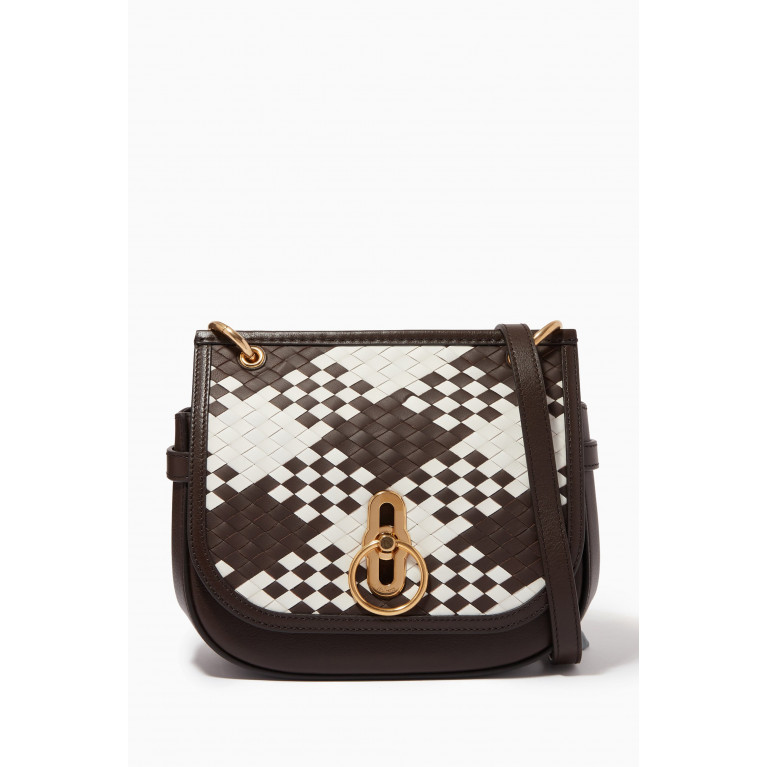 Mulberry - Small Amberley Satchel Bag in Vichy Woven Nappa