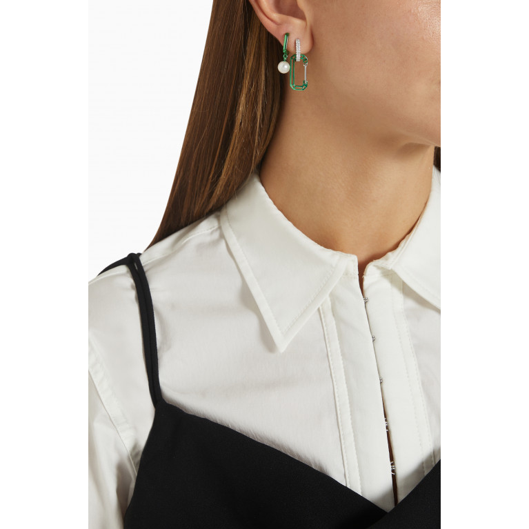 Eera - Anima Chiara Diamond Single Earring in 18kt White Gold