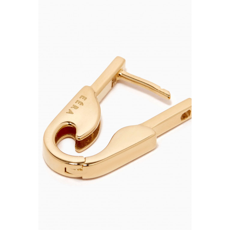 Eera - Pin Single Earring in 18kt Yellow Gold