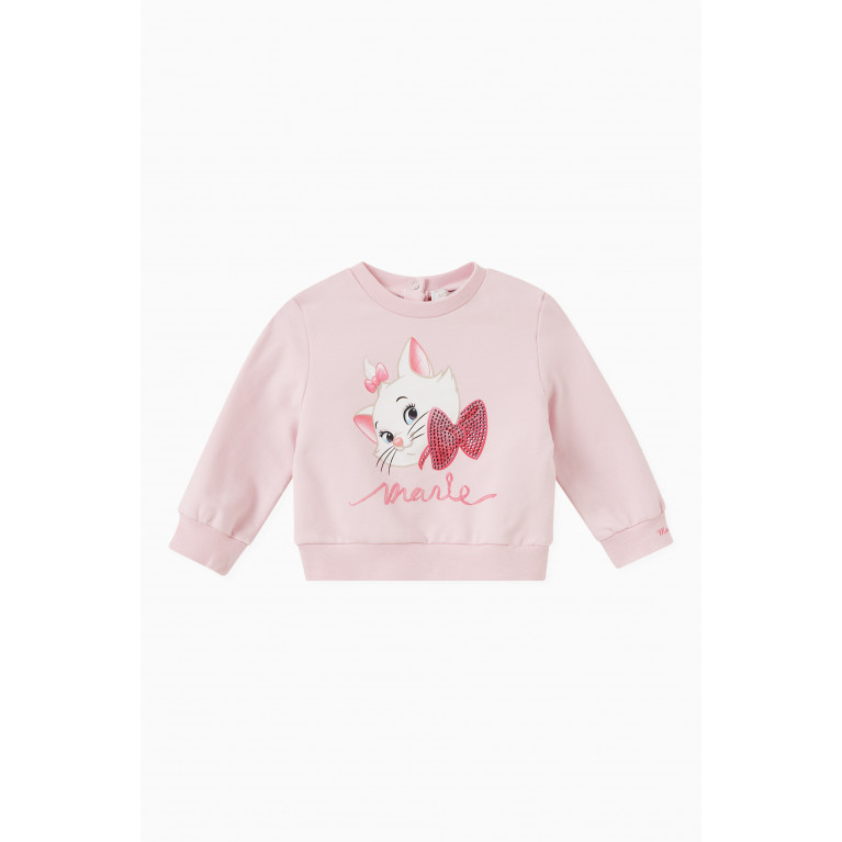 Monnalisa - Marie Sequin Embellished Sweatshirt in Cotton
