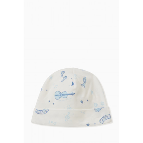 Monnalisa - Abstract Print Hat in Cotton
