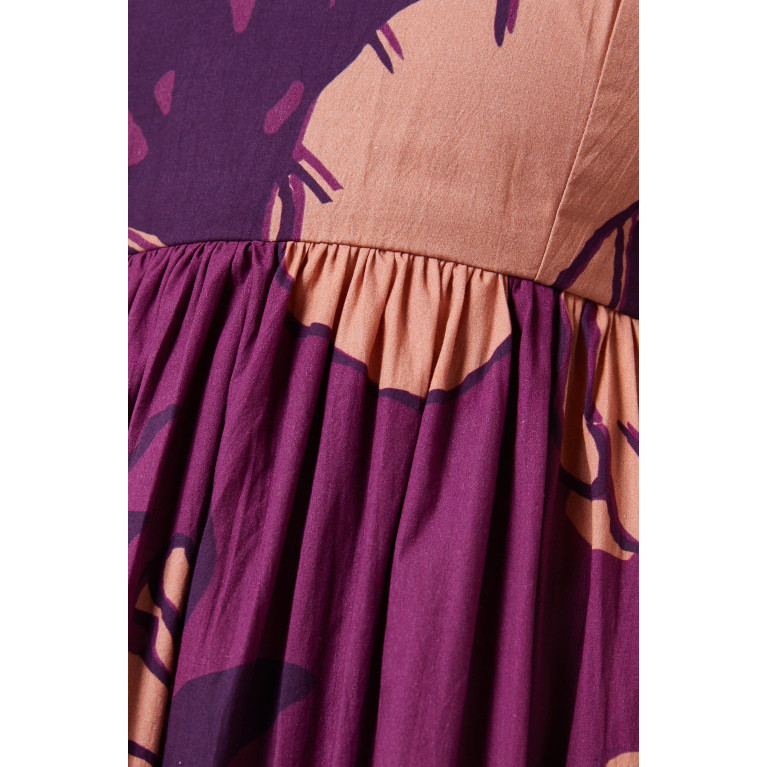 KoAi - Floral Tiered Dress in Chiffon