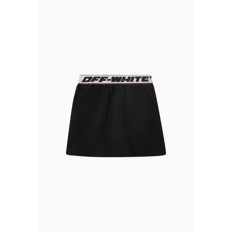 Off-White - Logo Band Skirt in Cotton