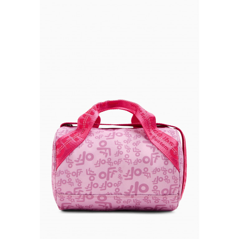 Off-White - Mini Logo-print Tote Bag in Nylon Pink