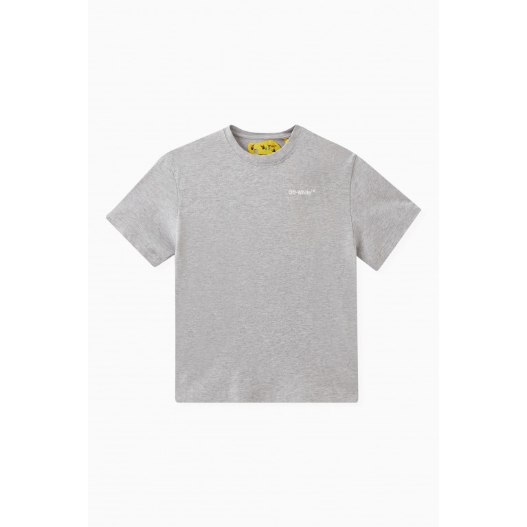 Off-White - Arrows Print T-Shirt in Cotton Grey