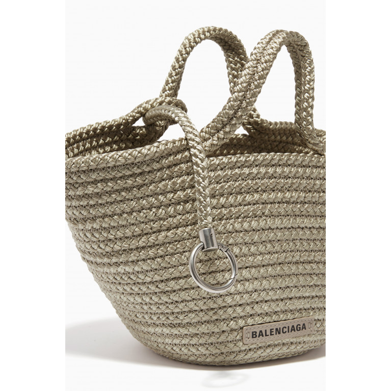 Balenciaga - Ibiza Small Basket Bag in Cord