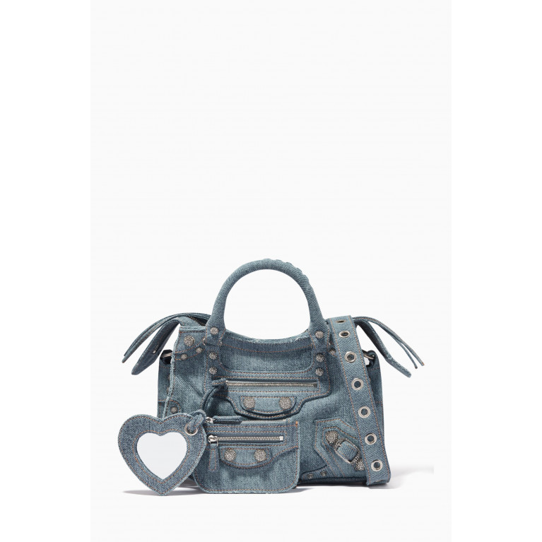 Balenciaga - Neo Cagole XS Shoulder Bag in Denim