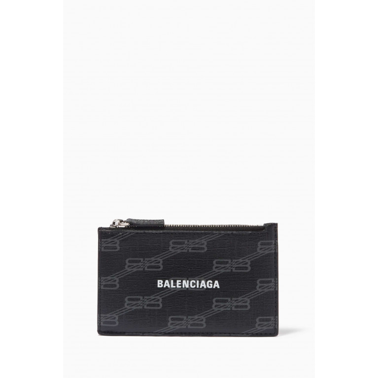 Balenciaga - Cash Long Coin & Card Holder in Grained Calfskin