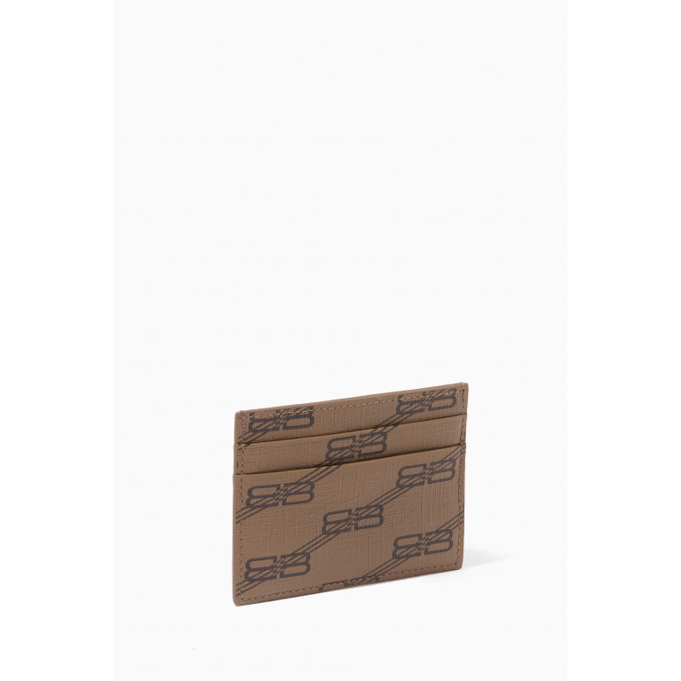 Balenciaga - Cash Card Holder in BB Monogram Canvas