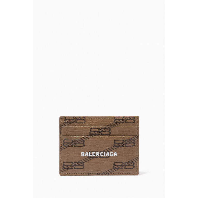 Balenciaga - Cash Card Holder in BB Monogram Canvas