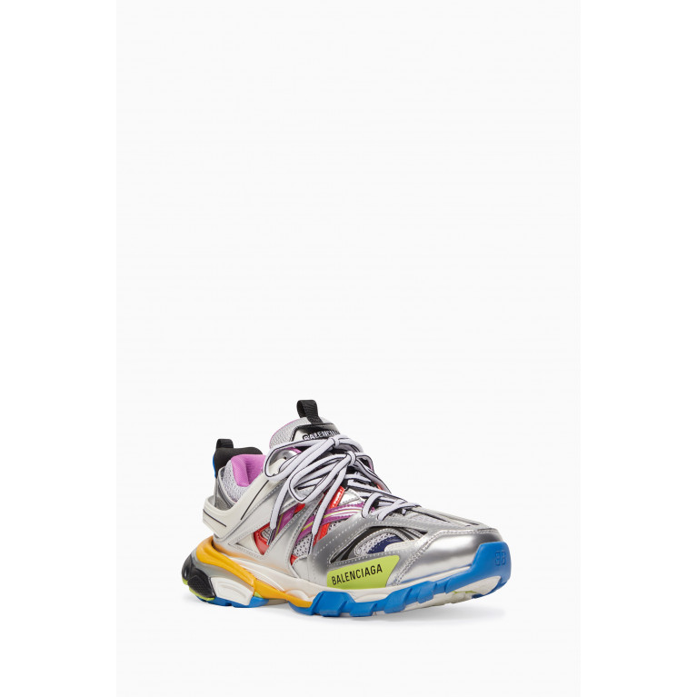Balenciaga - Track Sneakers in Metallic Mesh & Nylon