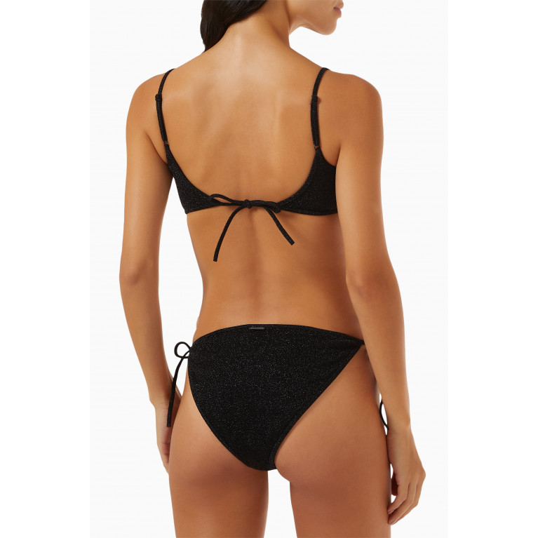Balenciaga - Minimal String Tie Bikini Set in Lurex Jersey