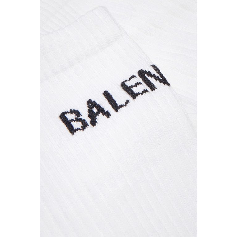 Balenciaga - Tennis Socks in Cotton Knit