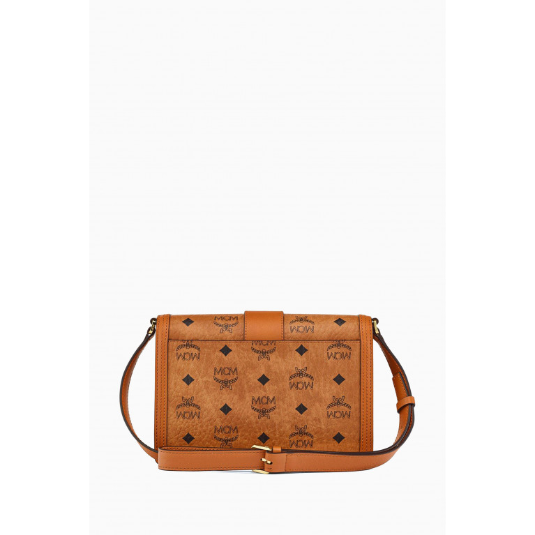 MCM - Small Tracey Shoulder Bag in Visetos Coated Canvas