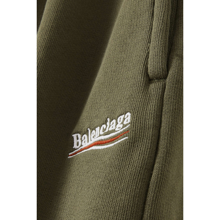 Balenciaga - Political Campaign Jogging Shorts in Cotton Fleece
