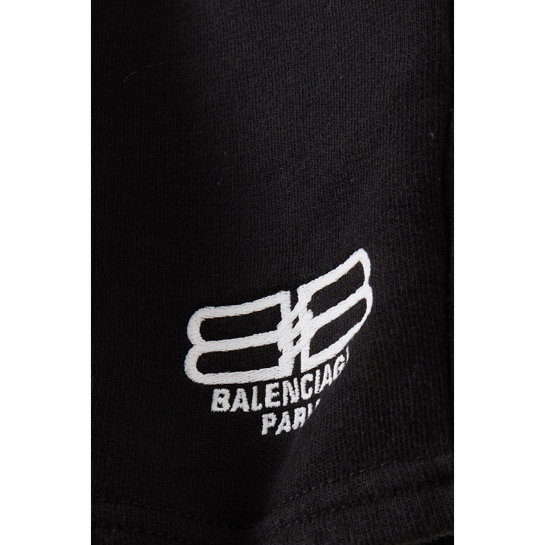 Balenciaga - Balenciaga - BB Paris Icon Jogging Shorts in Cotton Fleece
