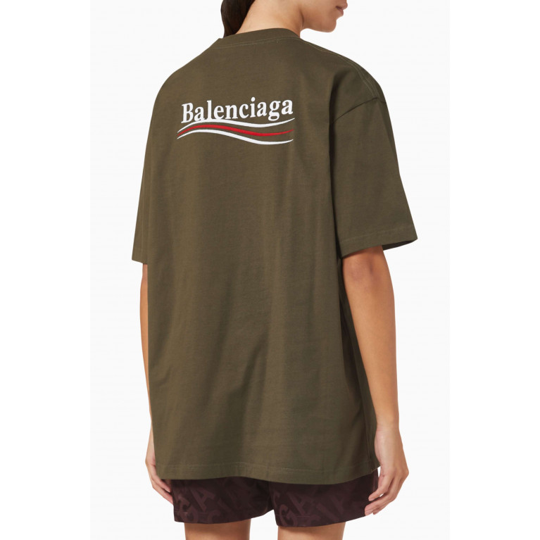 Balenciaga - Political Campaign Large Fit T-shirt in Organic Vintage Jersey