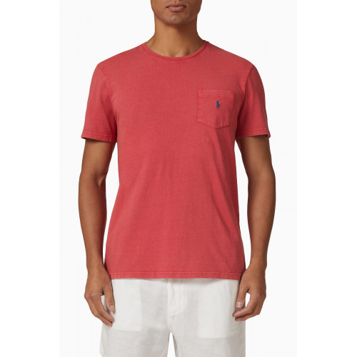Polo Ralph Lauren - Patch Pocket T-shirt in Cotton & Linen