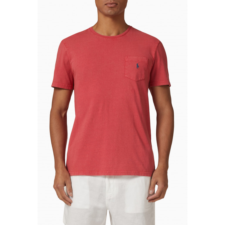 Polo Ralph Lauren - Patch Pocket T-shirt in Cotton & Linen