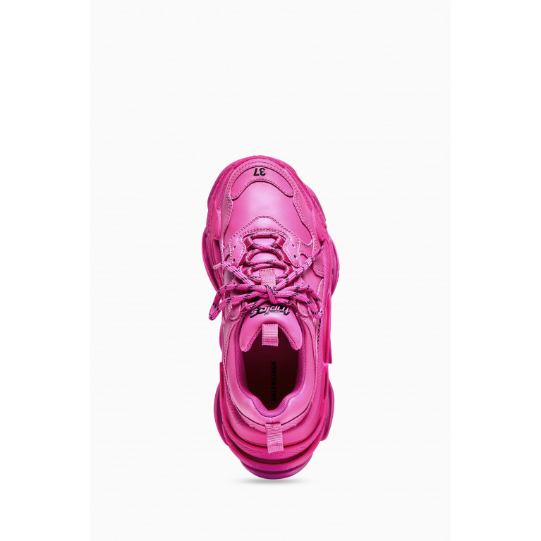 Balenciaga - Triple S All-over Logo Sneakers in Double Foam & Mesh