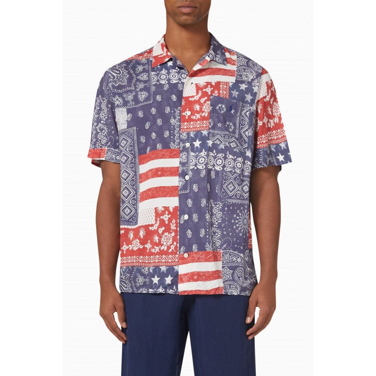 Polo Ralph Lauren - American Flag Shirt in Cottton