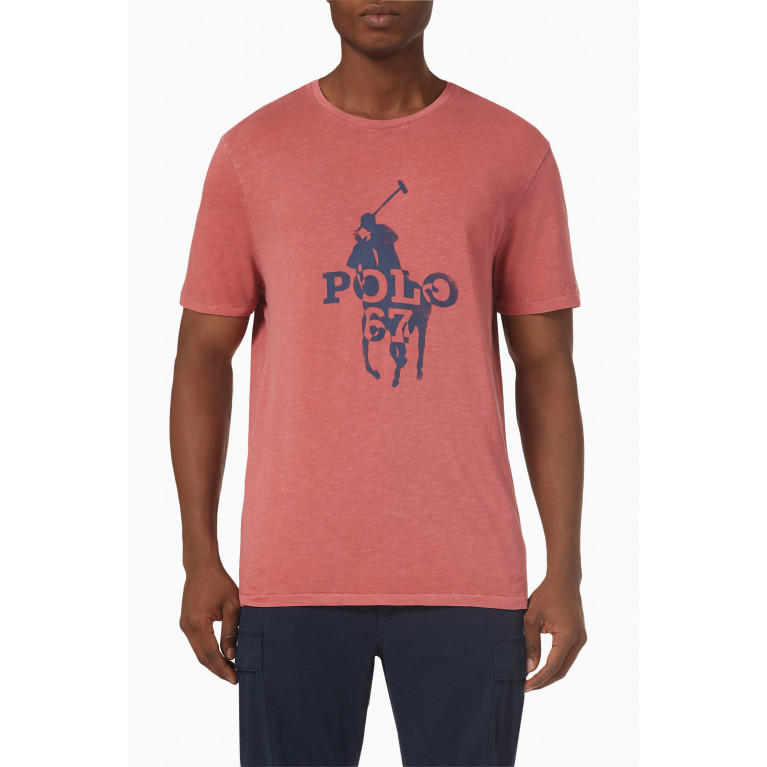 Polo Ralph Lauren - Big Pony Logo T-shirt in Cotton Jersey