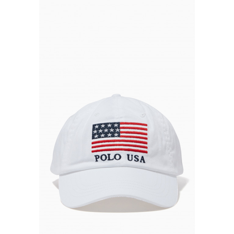 Polo Ralph Lauren - Flag Ball Cap in Cotton