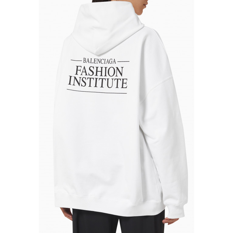 Balenciaga - Fashion Institute Large Fit Hoodie in Cotton Terry