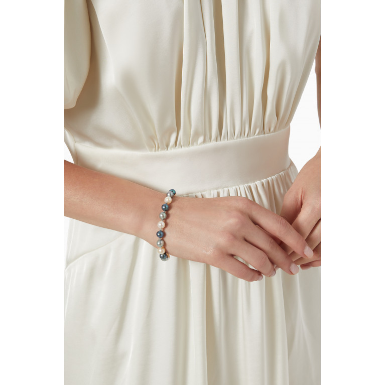 Damas - Kiku Freshwater Pearl Bracelet in 18kt White Gold