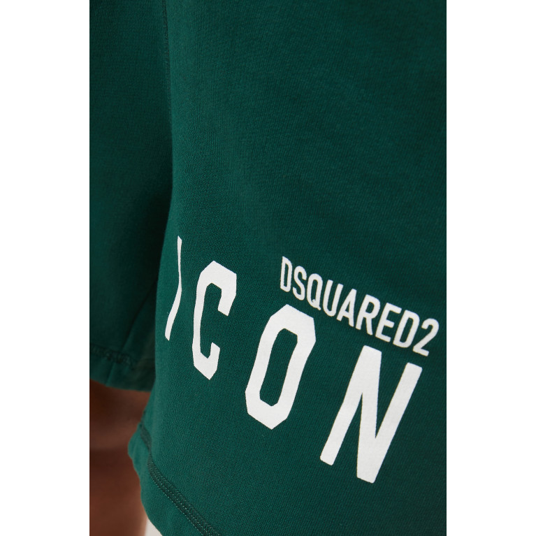 Dsquared2 - Icon Relax Sweatshorts in Cotton-fleece Green