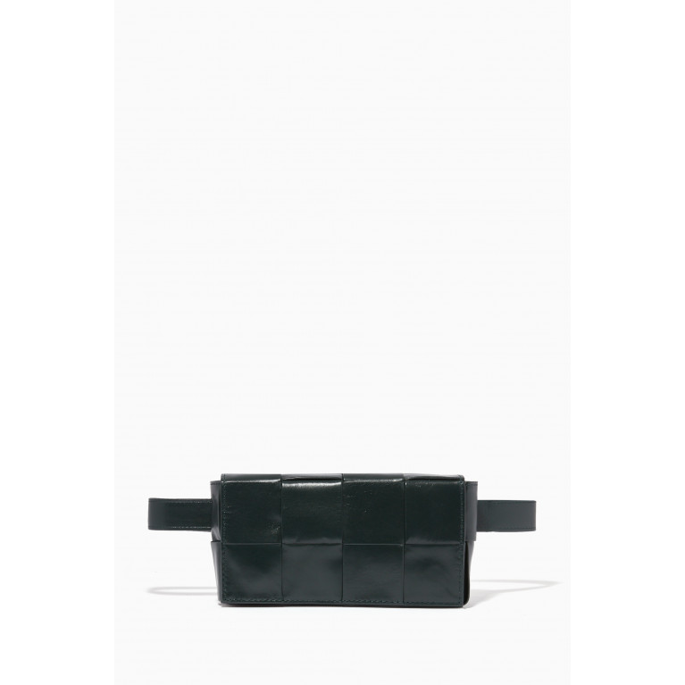 Bottega Veneta - Mini Cassette Belt Bag in Intrecciato Calfskin