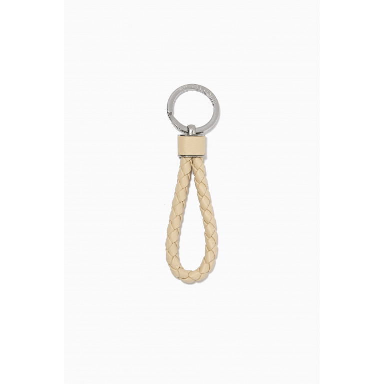 Bottega Veneta - Key Ring in Intreccio Leather