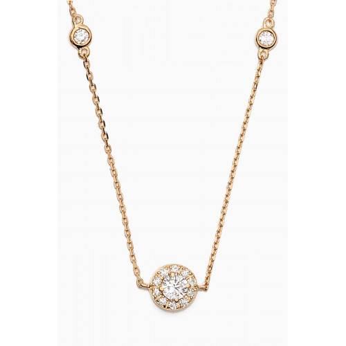 Aquae Jewels - Athena Diamond Necklace in 18kt Yellow Gold