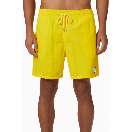 Palm Angels - x Vilebrequin Swim Shorts in Nylon Yellow