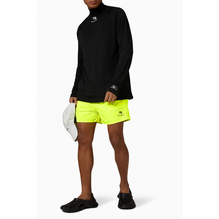 Balenciaga - Sporty B Swim Shorts in Technical Fabric