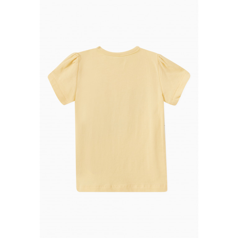 Name It - Marie Graphic Print T-shirt in Cotton Yellow