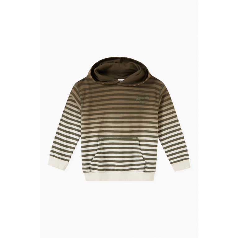 Name It - Kartin Boxy Gradient Hooded Sweatshirt in Cotton Grey