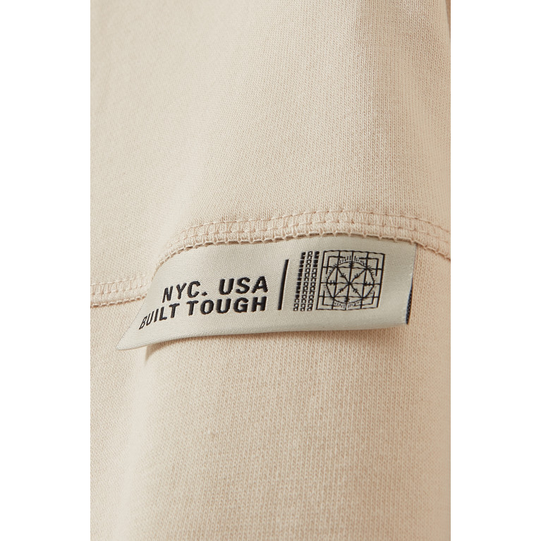 Name It - NYC Badge Hoodie in Cotton Neutral