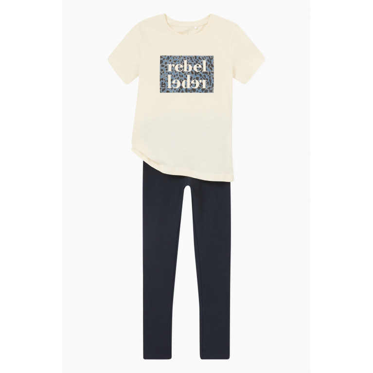 Name It - Rebel T-shirt in Cotton Neutral