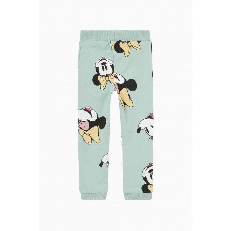 Name It - Minnie Mouse Sweatpants in Cotton Green
