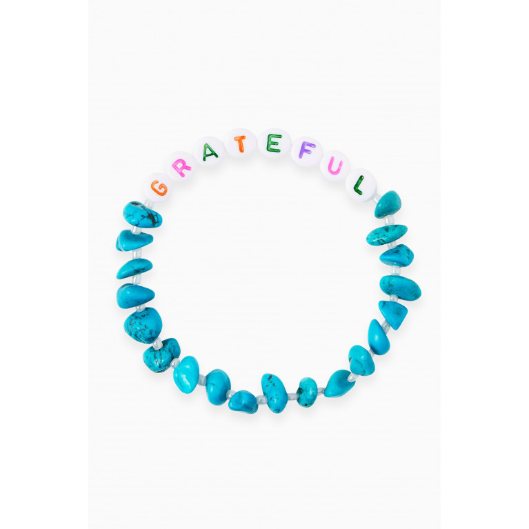 T Balance - "Grateful" Turquoise Crystal Healing Bracelet