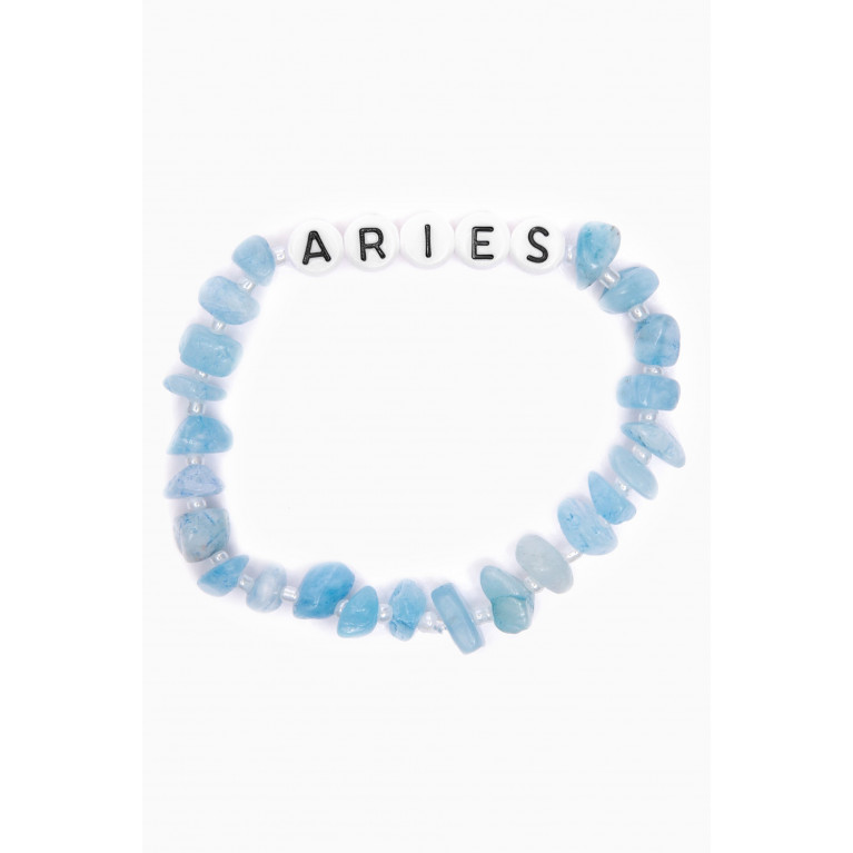 T Balance - "Aries" Aquamarine Crystal Healing Bracelet