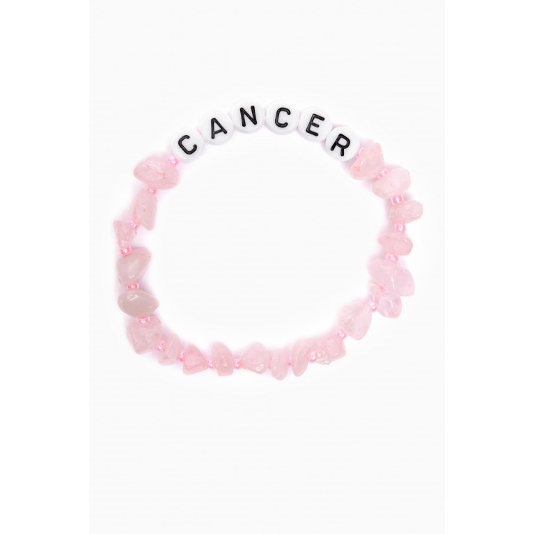 T Balance - "Cancer" Rose Quartz Crystal Healing Bracelet