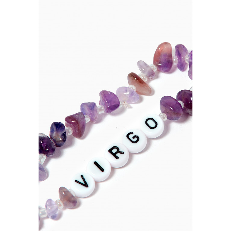 T Balance - "Virgo" Amethyst Crystal Healing Bracelet